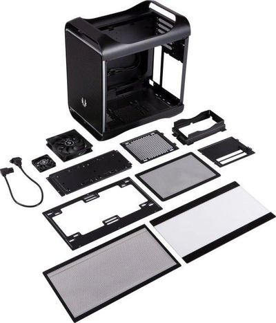 Kasë BitFenix Prodigy M 2022, e zezë, Mini Tower
