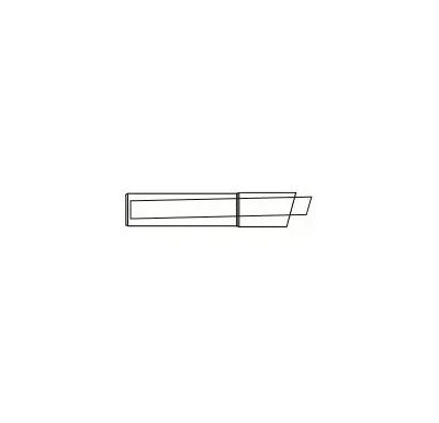 Seksion tubi oxhaku ALMEVA LIK, 80/125 mm, 1.05 m, plastik
