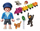 Set lojërash Playmobil Small Locomotive Exit 71951, tren lodër, me kafshë shumëngjyrëshe