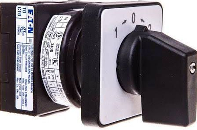 Çelës rrotullues Eaton Cam Switch 019863, 1P 20A, 1 0 2 me kthim në 0, për montim të brendshëm