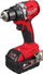 Stërvitëse me bateri Milwaukee M18 BLDDRC-502C, 13mm, 2x 5.0Ah, e kuqe