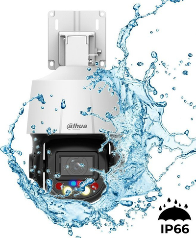 Камера за безбедност Дахуа WizSense SD3E405DB-GNY-a-PV1, IP турет, 4MP 2560 x 1440, бела