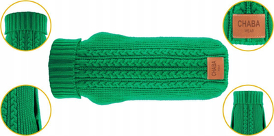 Jelek për qen Chaba Golf Wear S, 30 cm gjoks, jeshil