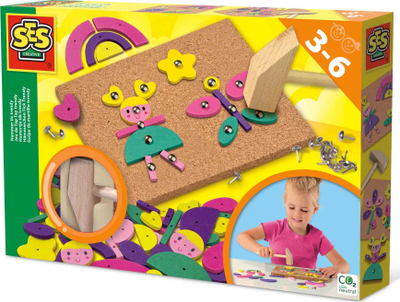 Lodër farkëtimi SES Creative Hammer Tic Trendy 00927, set kreativ, shumëngjyrësh