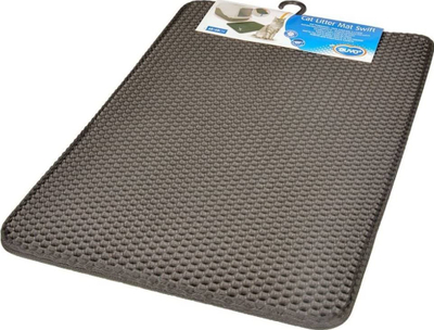 Tapet i dyfishtë për mace Duvo+, 45x65cm, poliester EVA, i zi