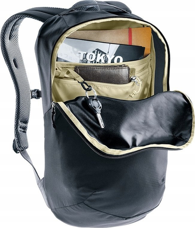 Çantë shpine Deuter Yort 15, 15L, sistem Airstripes, e zezë