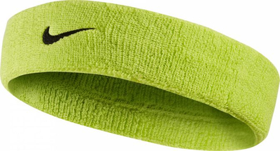 Rrip koke Nike Swoosh Headband 710, përmasa një për t’gjithë, jeshile e çelët