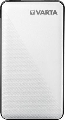 Надворешна батерија Varta Energy 20000mAh, 2 USB порти, бела и црна