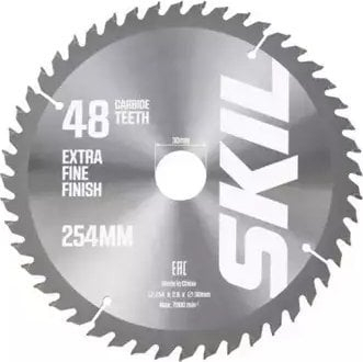 Teh sharre këndore SKIL 1320, 254 mm, 30 mm, i argjendtë