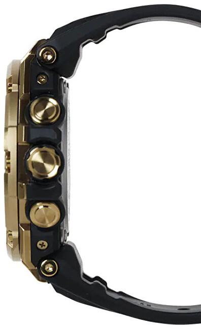 Orë dore për meshkuj Casio G-Shock GST-B100GB, e zezë
