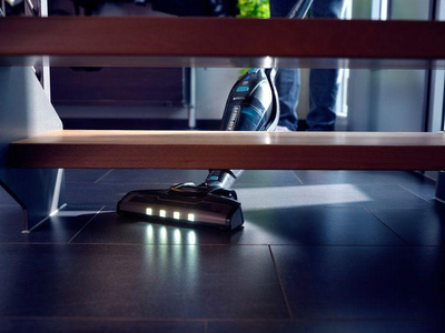 Fshesë elektrike Leifheit Rotaro PowerVac, e zezë