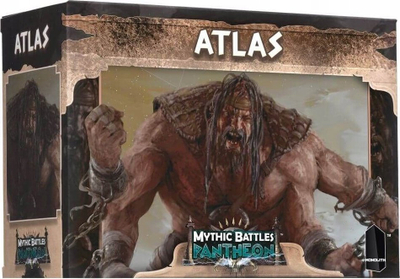 Zgjerim loje mitologjike Mythic Battles Pantheon Atlas Expansion Pack, set figura, me letra aftësish, shumëngjyrësh