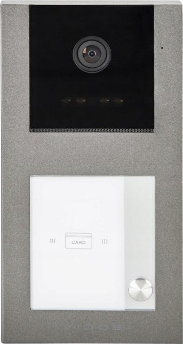 Panel i jashtëm videointerfon Vidos IPX S101-1, kamerë Full HD, IP54, gri