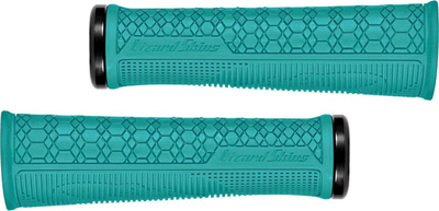 Doreza biçiklete Lizard Skins Single Sided Lock On Gradient, ergonomike, set, të gjelbra
