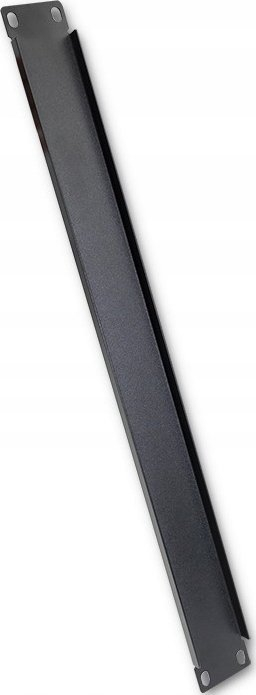 Panel mbyllës RACK Qoltec, për kabinete 19", 1U, çelik, i zi