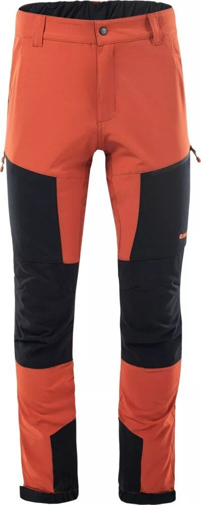 Pantallona trekking Hi-Tec Avaro M për burra, me reflektues, portokalli me të zezë
