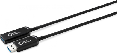 Kabëll USB MicroConnect USB A në USB A, 15 m, USB 3.2 Gen 1, i zi