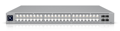 Switch rrjeti Ubiquiti UniFi Pro XG 48, 48 porta 10G, menaxhuar L2 L3, gri