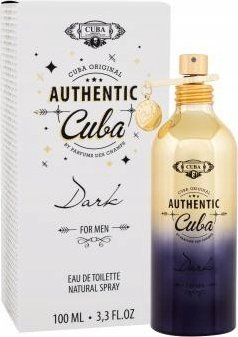 Eau de Toilette Cuba Authentic Dark, 100ml