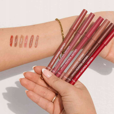 Lапс за усни GOSH Velvet Touch Waterproof 012 Raisin, 1.2g, темно виолетова