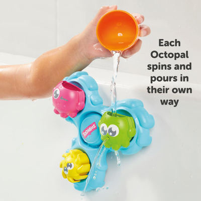 Lodër banjo Tomy Spin and Splash Octopus, për fëmijë 12m+