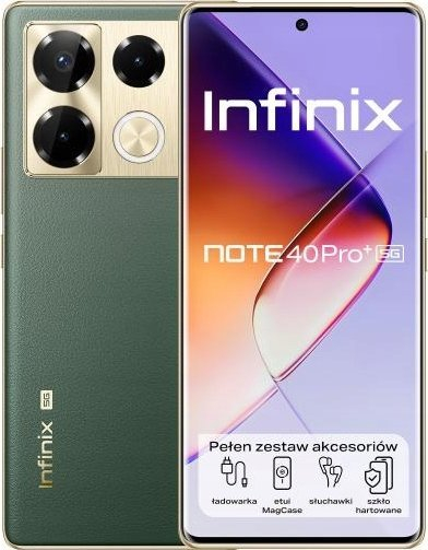 Telefoni Infinix Note 40 Pro+ 5G, 12GB 256GB, jeshile Vintage