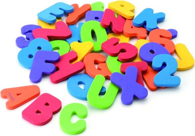Lodër për banjo Munchkin Learn Letters &amp; Numbers, 36 copa, shumëngjyrëshe