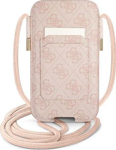 Çantë telefoni Guess Handbag 4G, për 6.7\", lëkurë sintetike, rozë