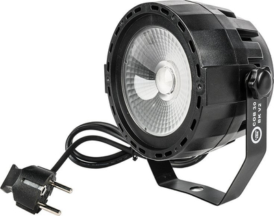 Dritë skene PAR RGB, LED COB 30W, 35°, e zezë
