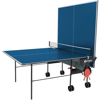 Tavolinë pingpongu Sponeta S1 13i, panel druri 19mm, për përdorim në shpi, e zezë