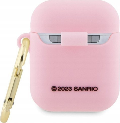 Маса за AirPods Hello Kitty Liquid Silicone, за генерации 1 и 2, розова