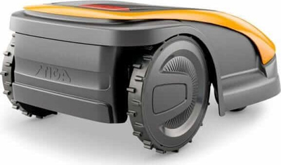 Robot kositës Stiga Stig 600, 600 m², bateri 2.5 Ah, i verdhë