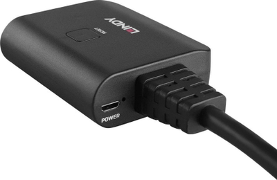Kabllo HDMI Lindy, 2 porta, 4K60, 500mm, i zi