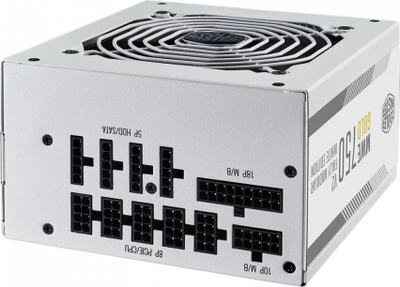 Furnizues energjie Cooler Master MWE Gold 750 V2, 750W, 80 Plus Gold, i bardhë