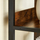 Raft LEOBERT Shelf 91x21x40, strukturë metalike, rustic brown