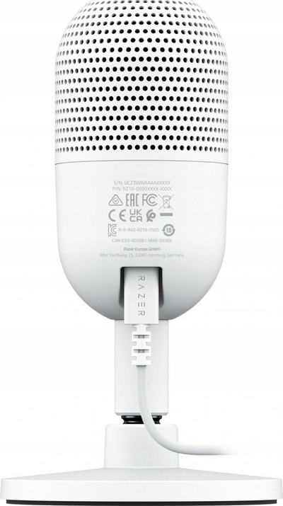 Mikrofon mini Razer Seiren V3, i bardhë 