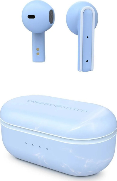 Kufje pa tela Energy Sistem Senshi Eco, TWS, Bluetooth, blu e çelët