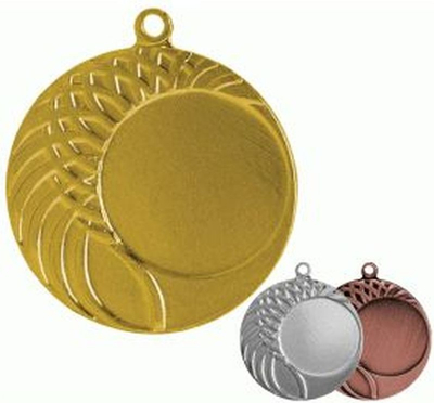 Medalje Victoria Sport, 25 mm, 4 cm, e artë