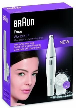 Braun Face 810 Епилатор за Лице и Четка за Чистење