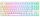 Tastierë mekanike Rampage KB-R136 Ghost, Type C, RGB, e bardhë