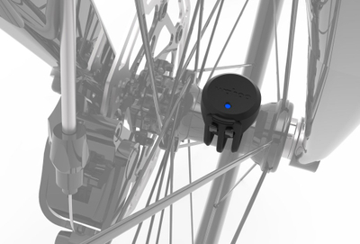 Sensor shpejtësie për biçikletë Wahoo TRACKR, wireless, i zi