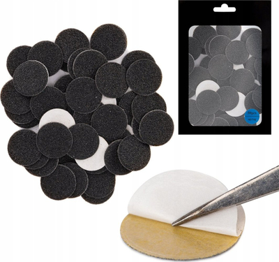Kapak gërryes për pedikyr EXO Pododisk, 20 mm, granulë 180, 100 copë, i zi