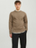 Triko Jack&Jones JJEJACK Regular Fit 12236774 Otter