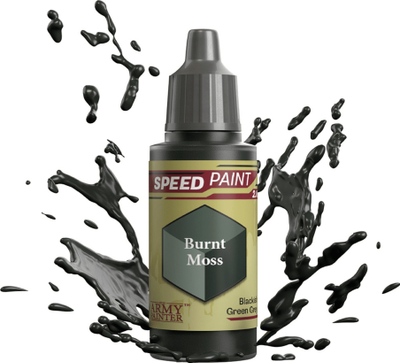 Bojë akrilike Army Painter Speedpaint 2.0 Burnt Moss, 18ml, jeshile e errët