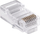 Fishkë RJ45 8P8C për tel telefoni edhe rrjeti, transparente