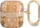 Mbulesë mbrojtëse Guess Paisley Strap për AirPods, TPU, me rrip dekorativ, ngjyrë ari