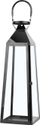 Fener dekorativ CRETE, çelik inox, 42 cm, i zi