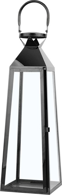 Fener dekorativ CRETE, çelik inox, 42 cm, i zi