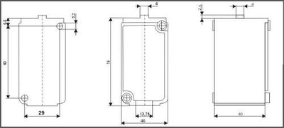 Ndërprës kufiri Promet 83 758 32, 2NO 2NC, strehë metal, IP65