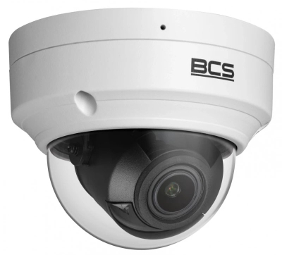 IP куполна камера BCS P DIP44VSR4 Ai, 4MP, леќа 2.8–12mm, бела
